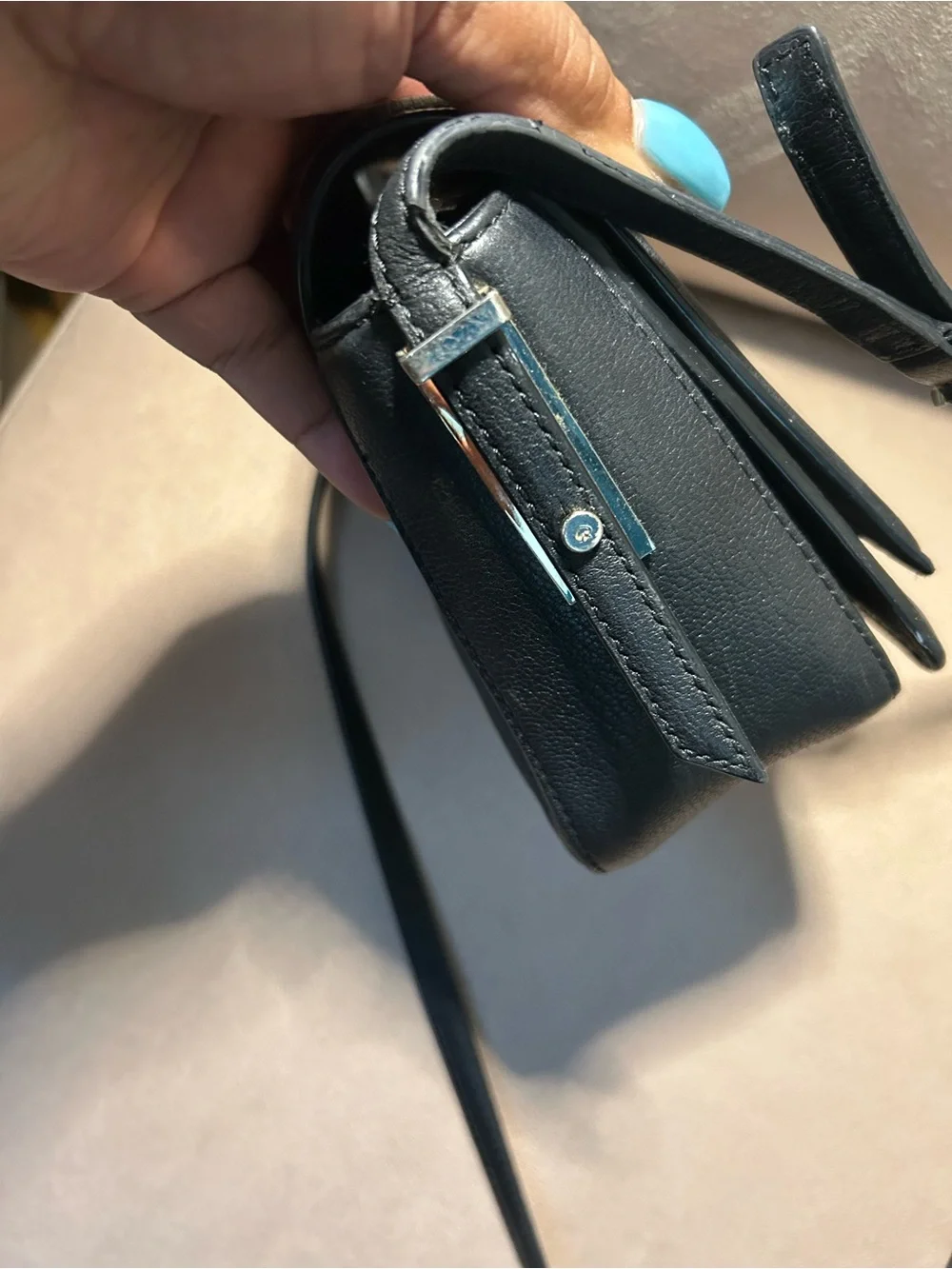 Kate Spade Black Leather Vikki Bailey Street Crossbody